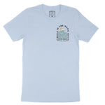 Miami Perfect Wave T-Shirt Baby Blue front