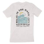 Miami Perfect Wave T-Shirt Vintage White back