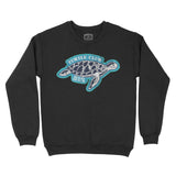 Miami Crewneck in Black - front view
