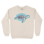 Miami Turtle Time Crewneck in Natural - front view