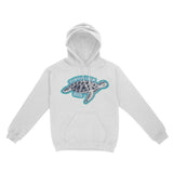 Miami Turtle Time Hoodie White front