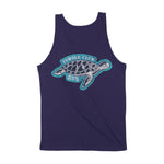 Miami Turtle Time Tank Top Navy back