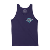 Miami Turtle Time Tank Top Navy front