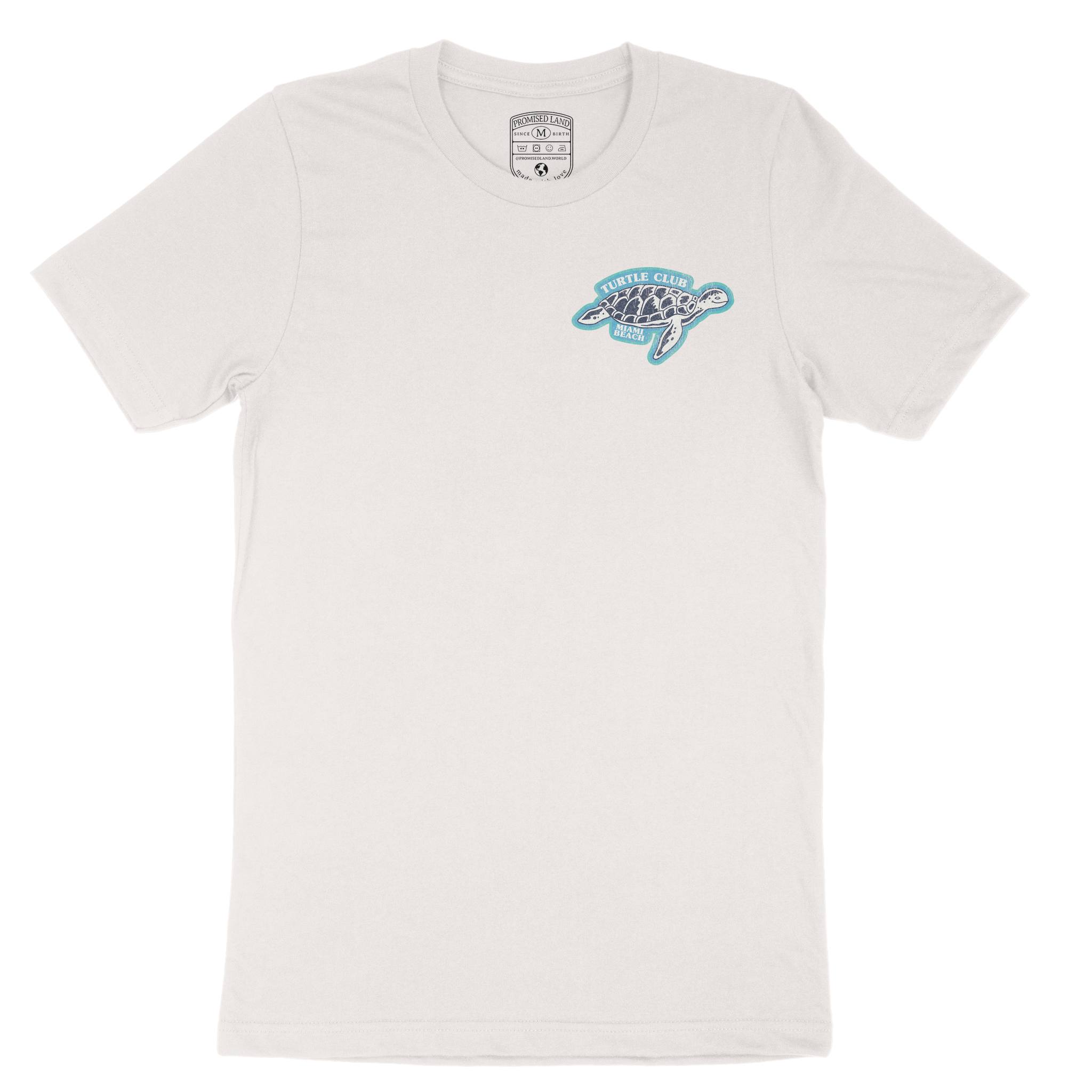 Miami Turtle Time T-Shirt in Vintage - front view