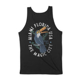Miami Toucan Time Tank Top Black back