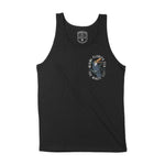 Miami Toucan Time Tank Top Black front