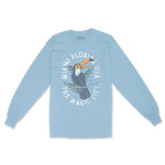 Miami Longsleeve in LIght Blue - front view