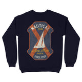 Miami Crewneck in Navy - back view