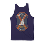 Miami Sailing Badge Tank Top Navy back
