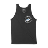 Asbury Park Skull Cooler Tank Top in Black - front view
