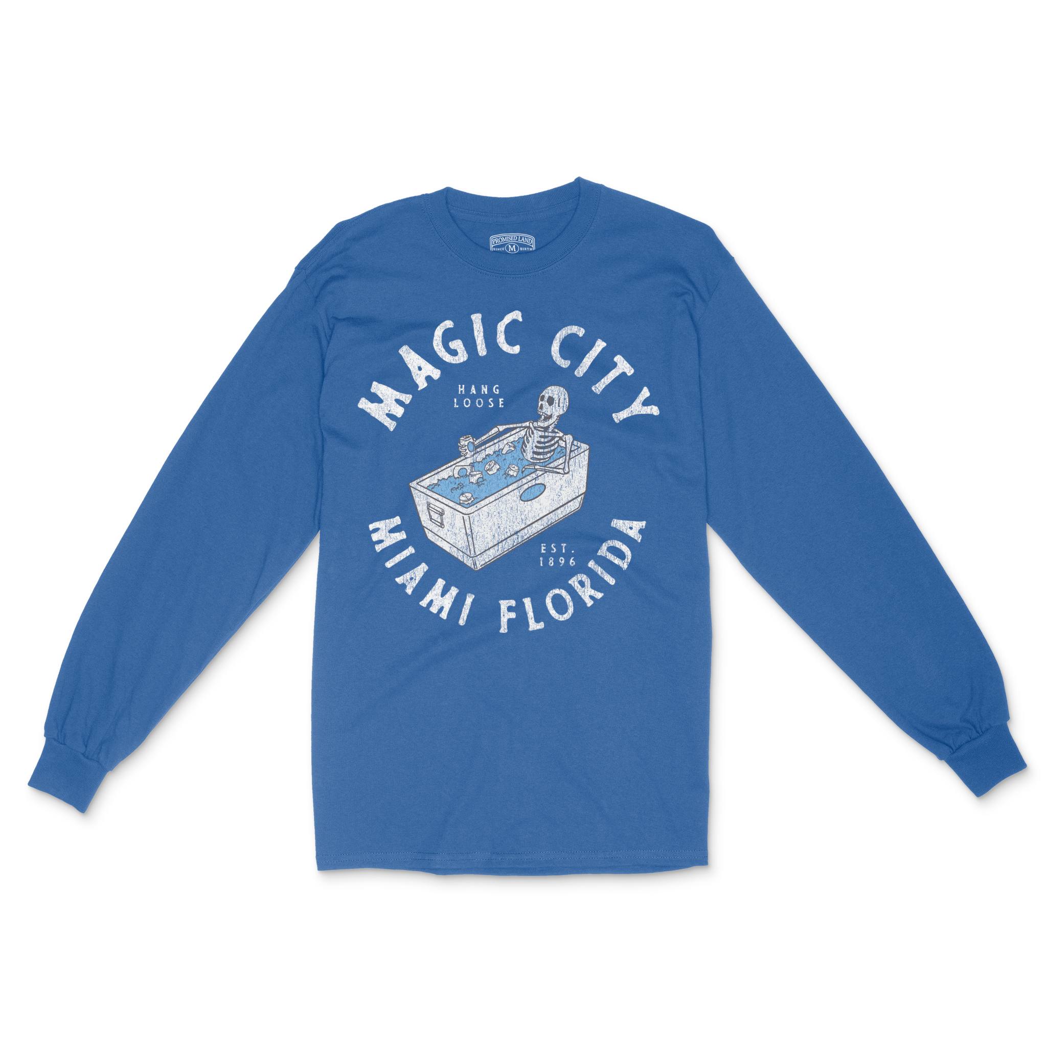 Miami Longsleeve in Royal - front view