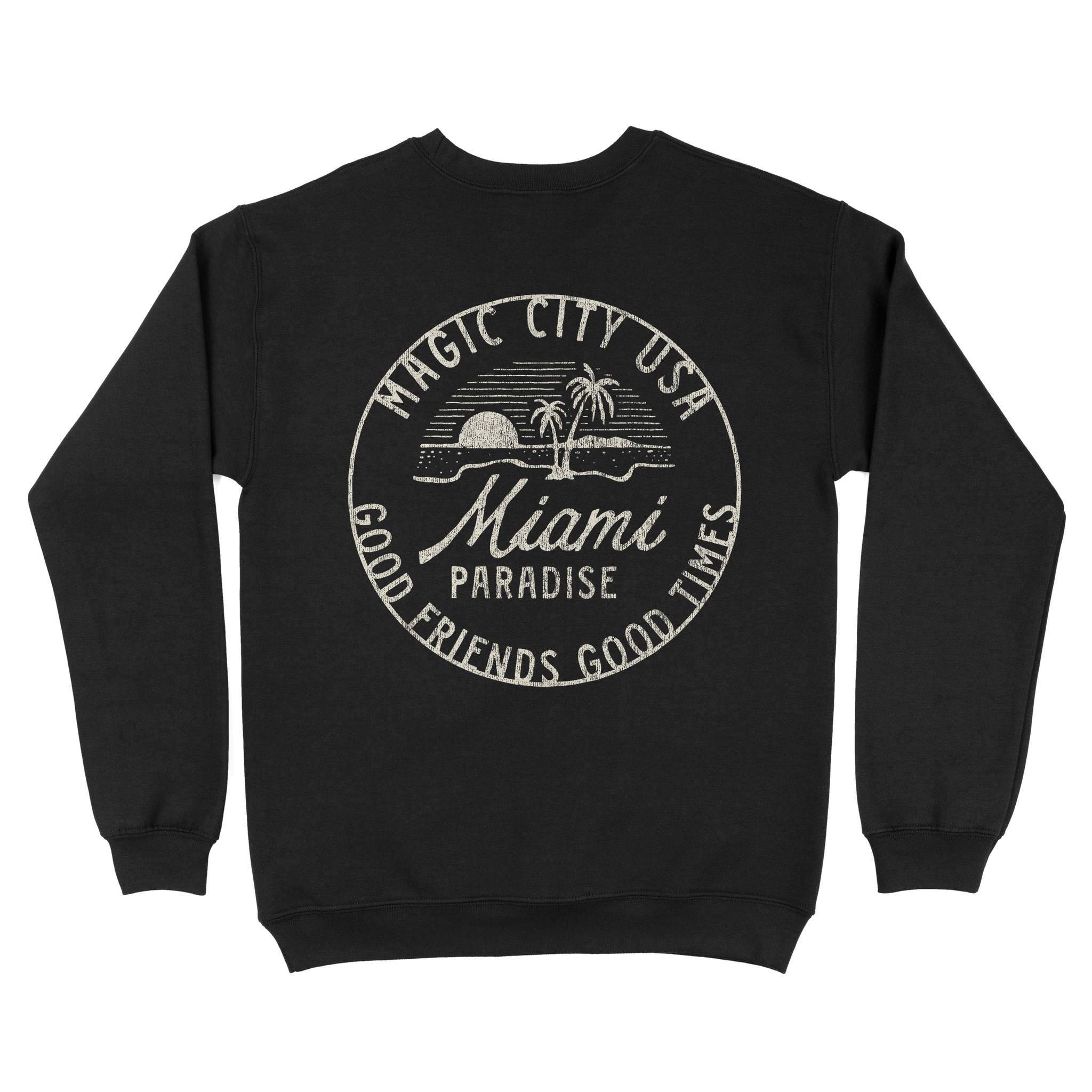 Miami Classico Surf Crewneck Black back