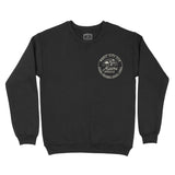 Miami Crewneck in Black - front view