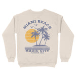 Miami Crewneck in Natural - back view