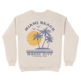 Miami Crewneck in Natural - back view