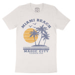 Miami Palm City T-Shirt in Vintage - front view