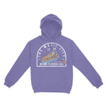 Miami Hoodie in Violet - front view