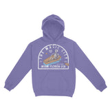 Miami Hoodie in Violet - front view