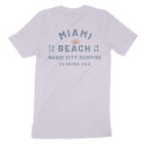 Miami Sun Day T-Shirt Lavender Dust back