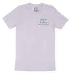 Miami Sun Day T-Shirt Lavender Dust front