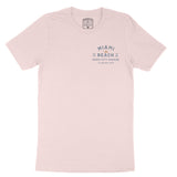 Miami Sun Day T-Shirt Soft Pink front