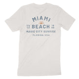 Miami Sun Day T-Shirt Vintage White back