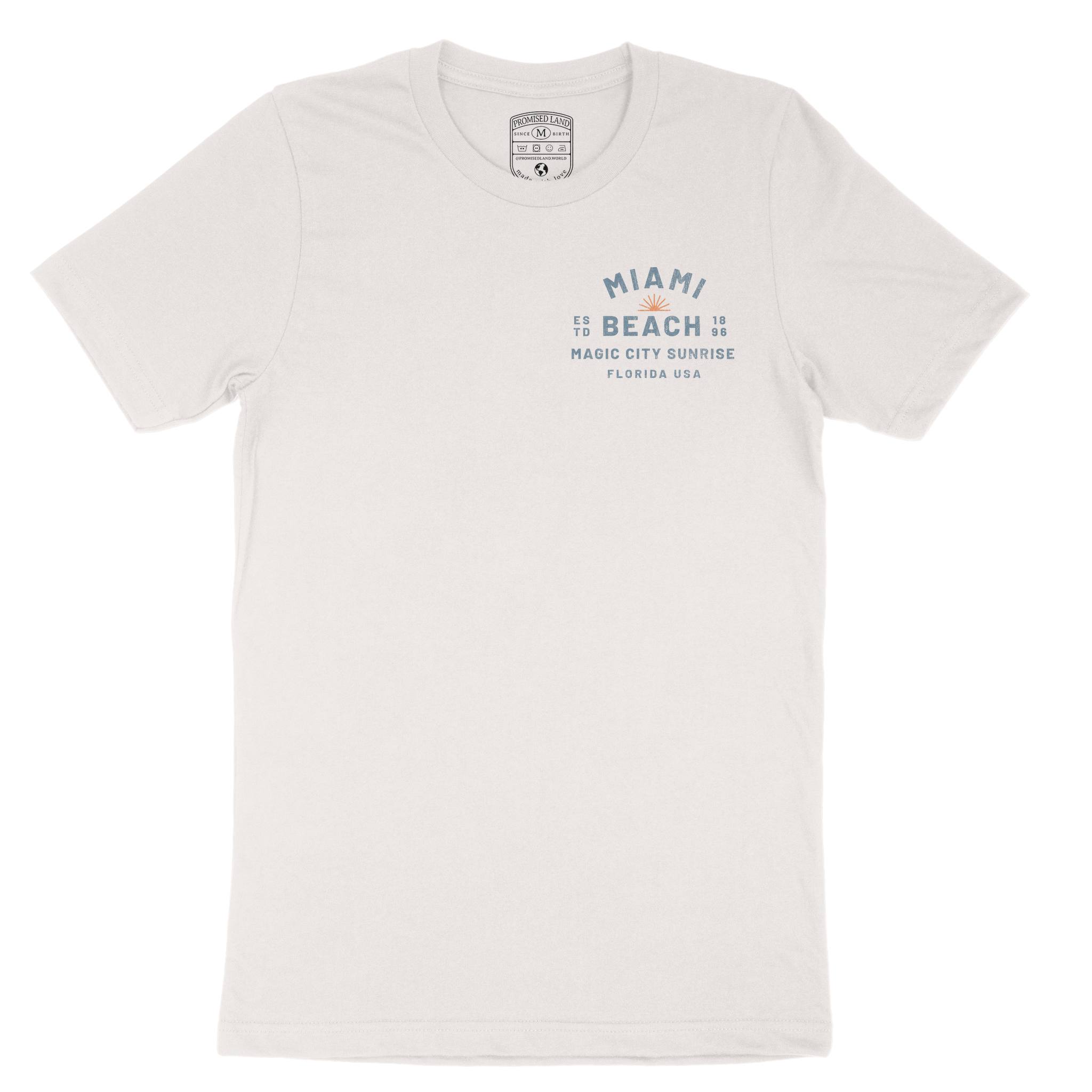 Miami Sun Day T-Shirt in Vintage - front view