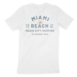 Miami Sun Day T-Shirt White back