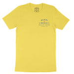 Miami Sun Day T-Shirt Yellow front