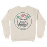 Miami Crewneck in Natural - back view