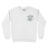 Miami Palm Palm Crewneck White front