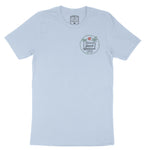 Miami Palm Palm T-Shirt Baby Blue front