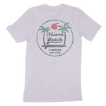 Miami Palm Palm T-Shirt Lavender Dust back