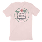 Miami Palm Palm T-Shirt Soft Pink back