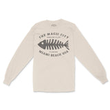 Miami Fishbone Longsleeve in Natural - front view