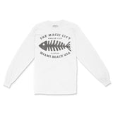 Miami Longsleeve in White - front view