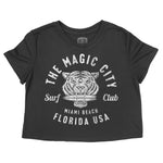 Miami Tiger Board Cropped Tee Black front