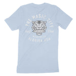 Miami Tiger Board T-Shirt in Baby Blue - back view