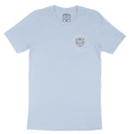 Miami Tiger Board T-Shirt in Baby Blue - front view