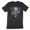 Asbury Park Triangle Palm T-Shirt in Black - back view