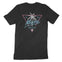 Miami Triangle Palm T-Shirt in Black - back view