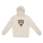 Asbury Park Leopard Jerz Hoodie in Natural - front view
