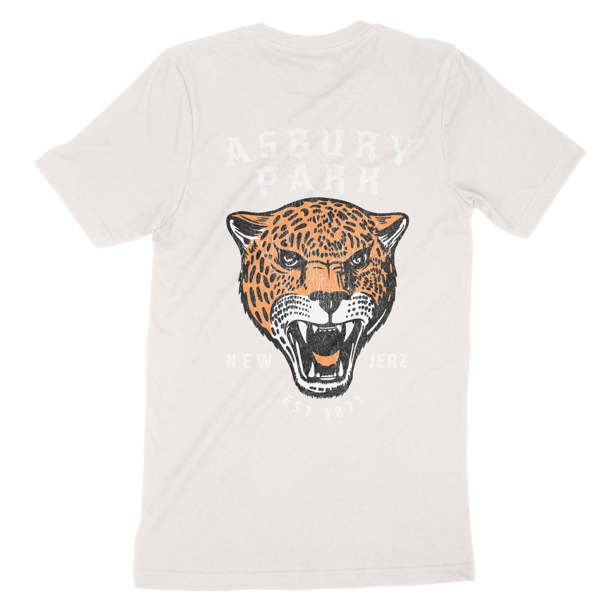 Asbury Park Leopard Jerz T-Shirt in Vintage - back view