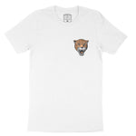 Asbury Park Leopard Jerz T-Shirt in White - front view