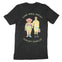 Asbury Park Time Well Spent Couple T-Shirt in Black - back view