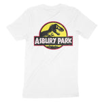 Asbury Park Dino Park T-Shirt in White - back view