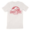 Asbury Park Dino Park Red T-Shirt in Vintage - back view