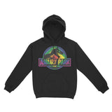 Asbury Park Dino Park Pride Hoodie in Black - front view