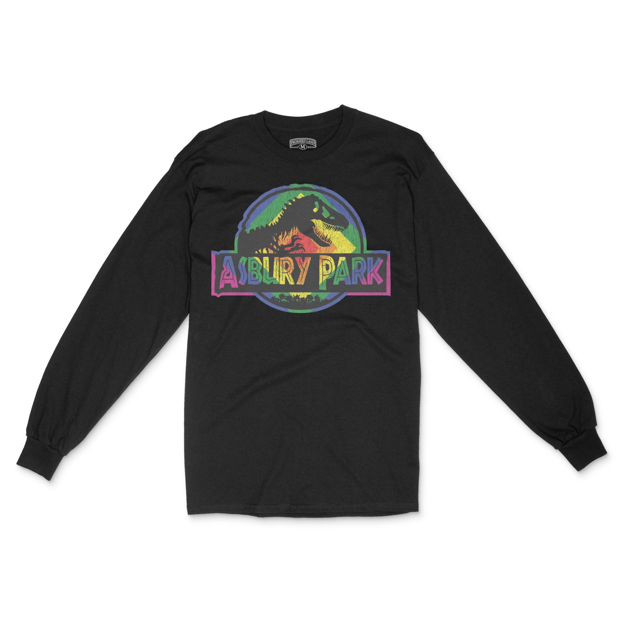 Asbury Park Dino Park Pride Longsleeve in Black - front view