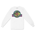 Asbury Park Dino Park Pride Longsleeve in White - front view